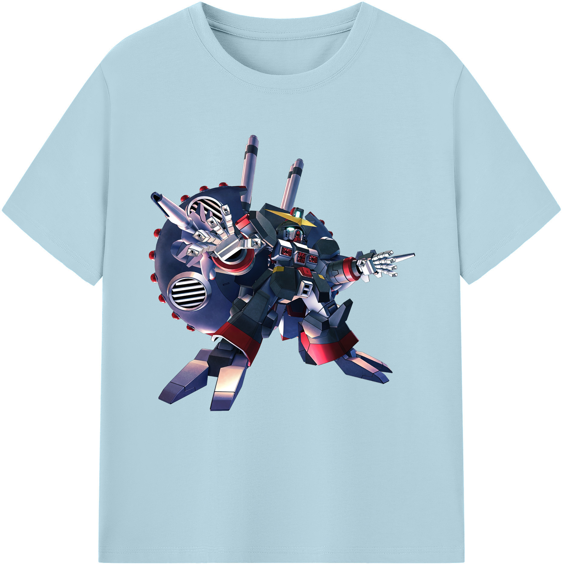 （画像用） 機動戦士ガンダム Mobile Suit Gundam 綿100％半袖Tシャツ（フロントプリント）